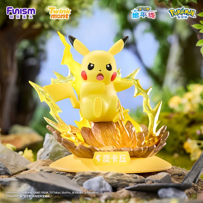 

Hot Selling Genuine Funism PKM Figure Decor Figurine Collectible Thunderbolt Strike Desktop Decoration Toy Surprise Trendy Gifts