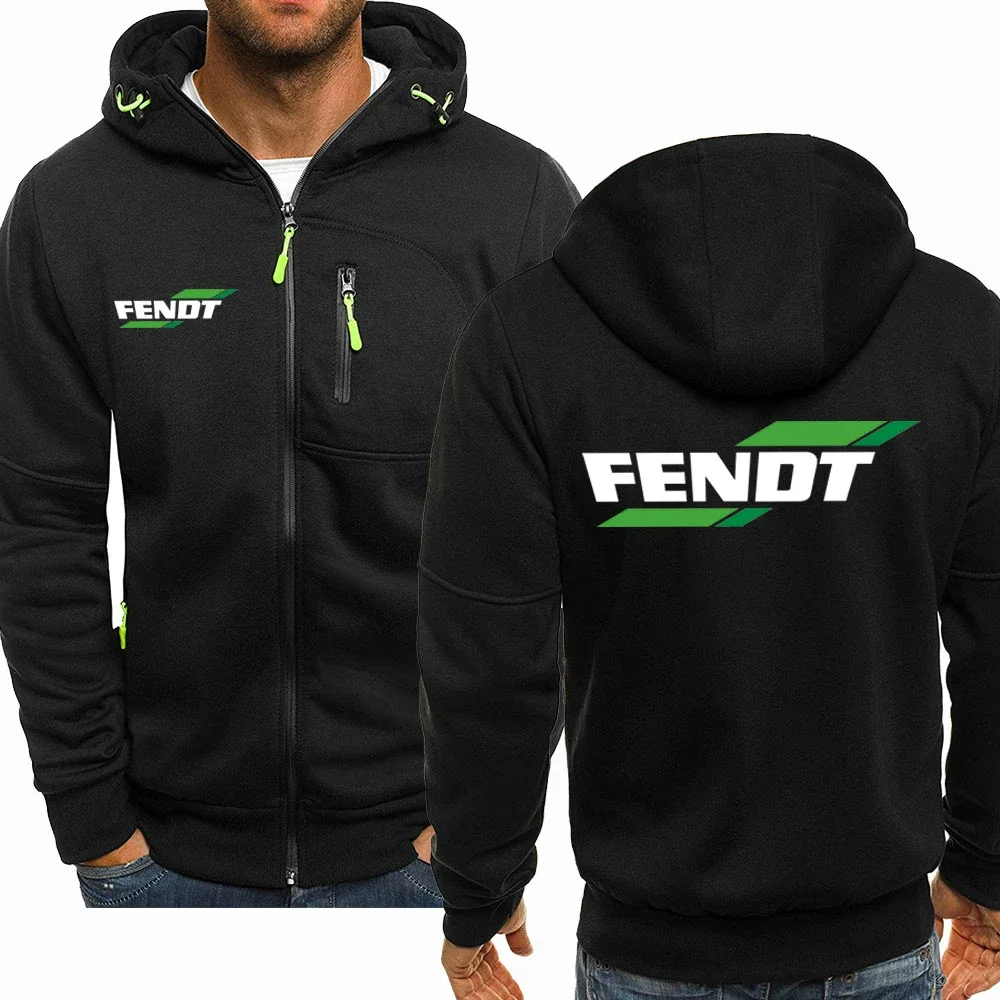 

2023 New Spring Autumn Fendt Hoodied Men's Fashion Long Sleeve Zipper Cotton Hip-Hop Harajuku Hoody Casual Jacket