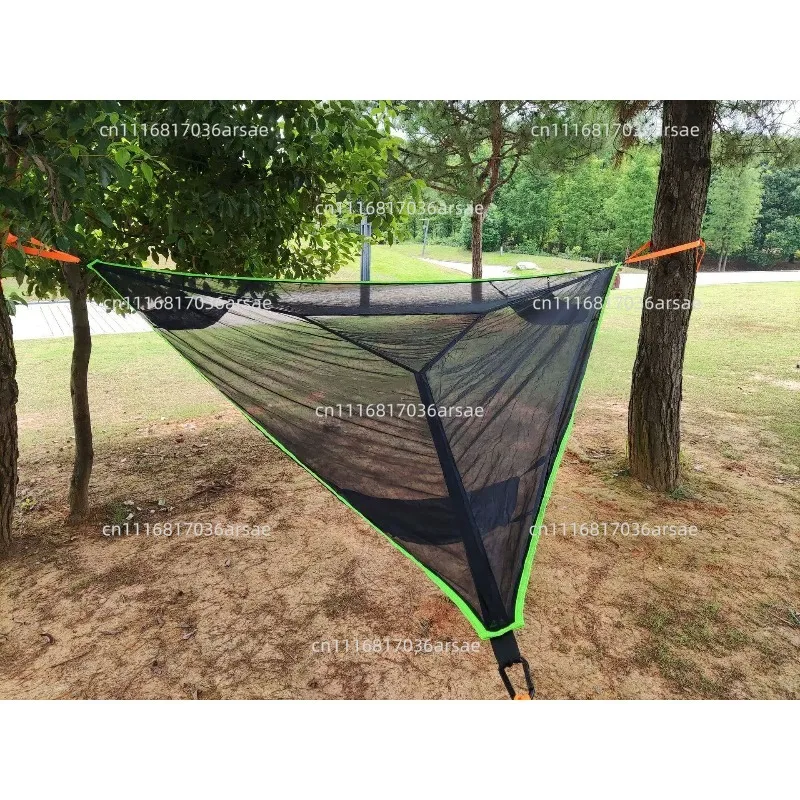 Portable Triangular Hammock  Swing High Strength Encrypted Mesh Hanging Bed