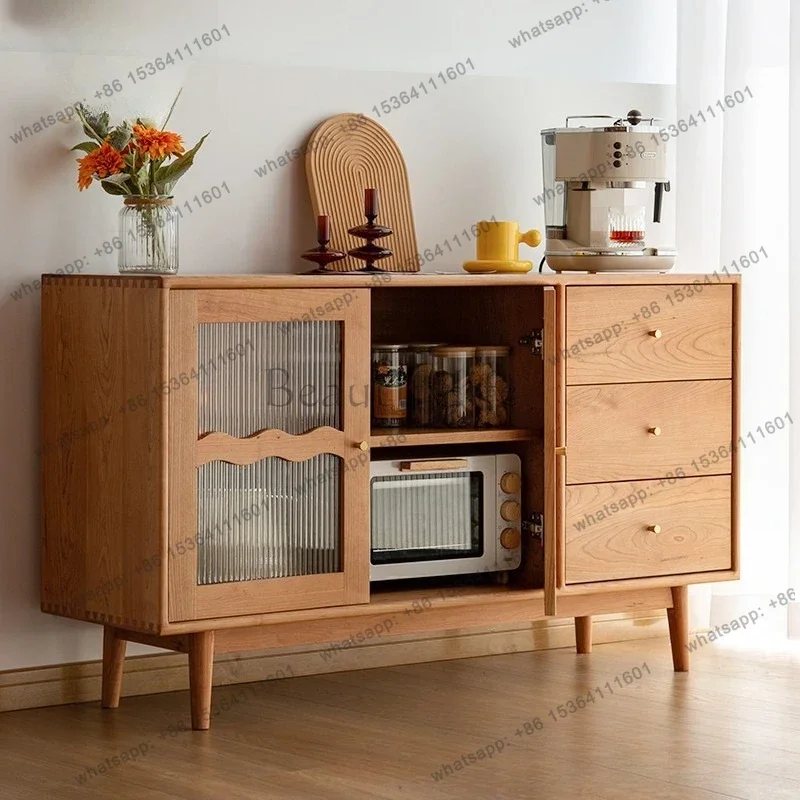 Best Sellers Italian Fashionable Dining Side Cabinet Japanese Small Apartment Living Room Cabinet Tableware Home Furniture Armad