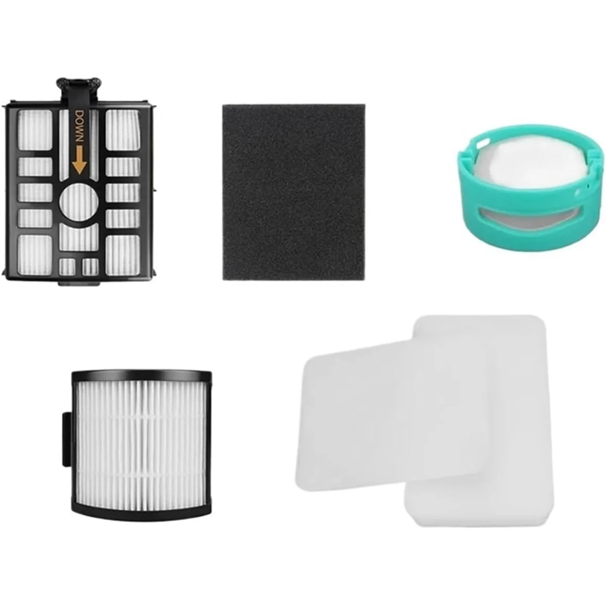 Piezas de repuesto para aspiradora Shark IW3511 Detect Pro, cartuchos de filtro, accesorios de algodón