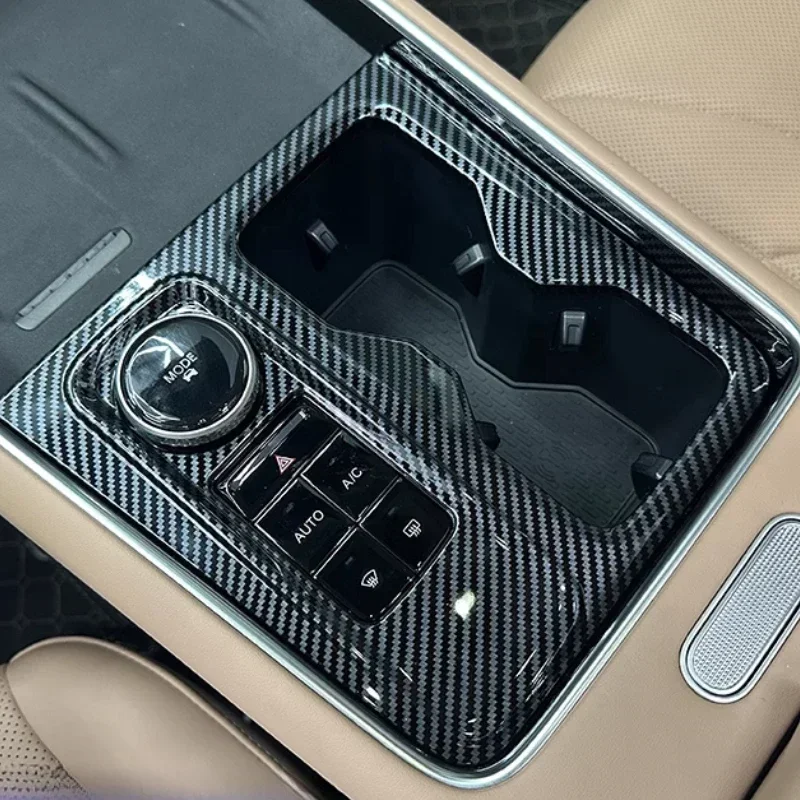 

For Tiggo 9 Chery Tiggo 8L Car Central Control Gear Panel Modification Special Interior Kit ABS Plastic Glass Switch Car Sticker