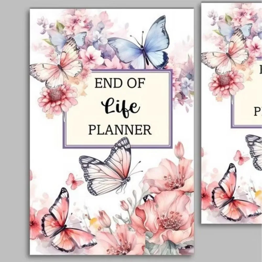 Large Capacity End of Life Planner 50 Pages Comprehensive in Case of Final Arrangements Binder Notepad Notes Planning Tools