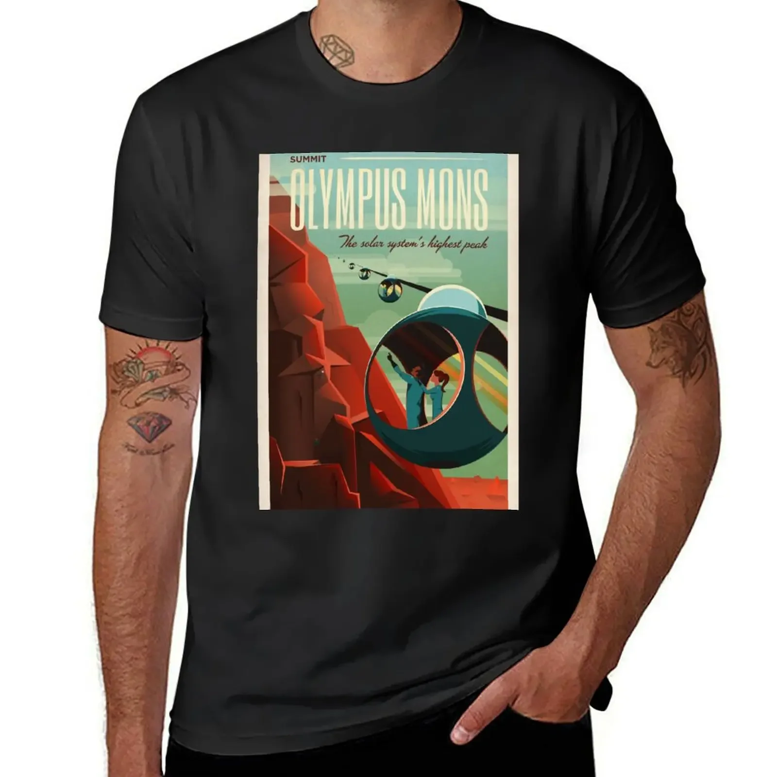 

Olympus Mons T-Shirt Aesthetic clothing Clothing blue archive summer top mens graphic t-shirts funny