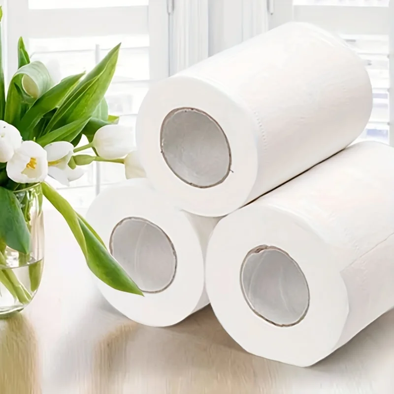 ورق تواليت، ورق لف مجوف، إقامة منزلية، ورق لف يومي وتجاري، ورق تواليت، كمية كبيرة من لفة مجوفة #3