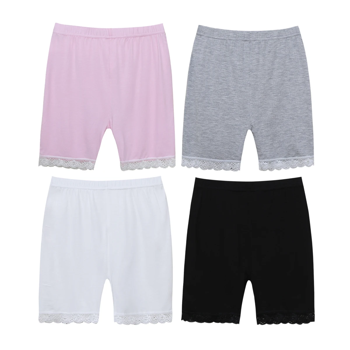 Korean Child Girls Shorts Modal Anti Lace Pants Children girls Shorts lace shorts