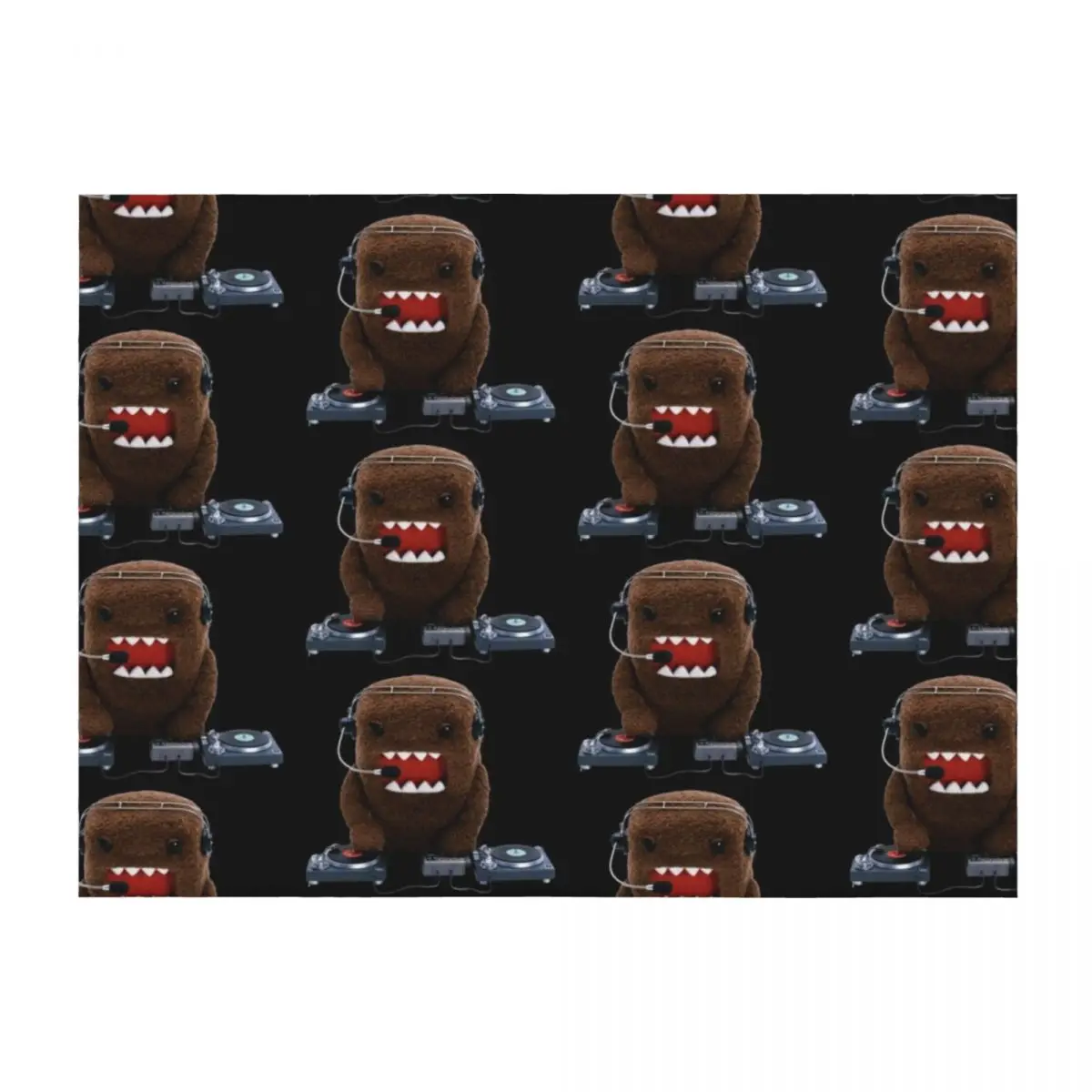 DJ Domo-kun Throw Blanket Quilt halloween Heavy Blankets