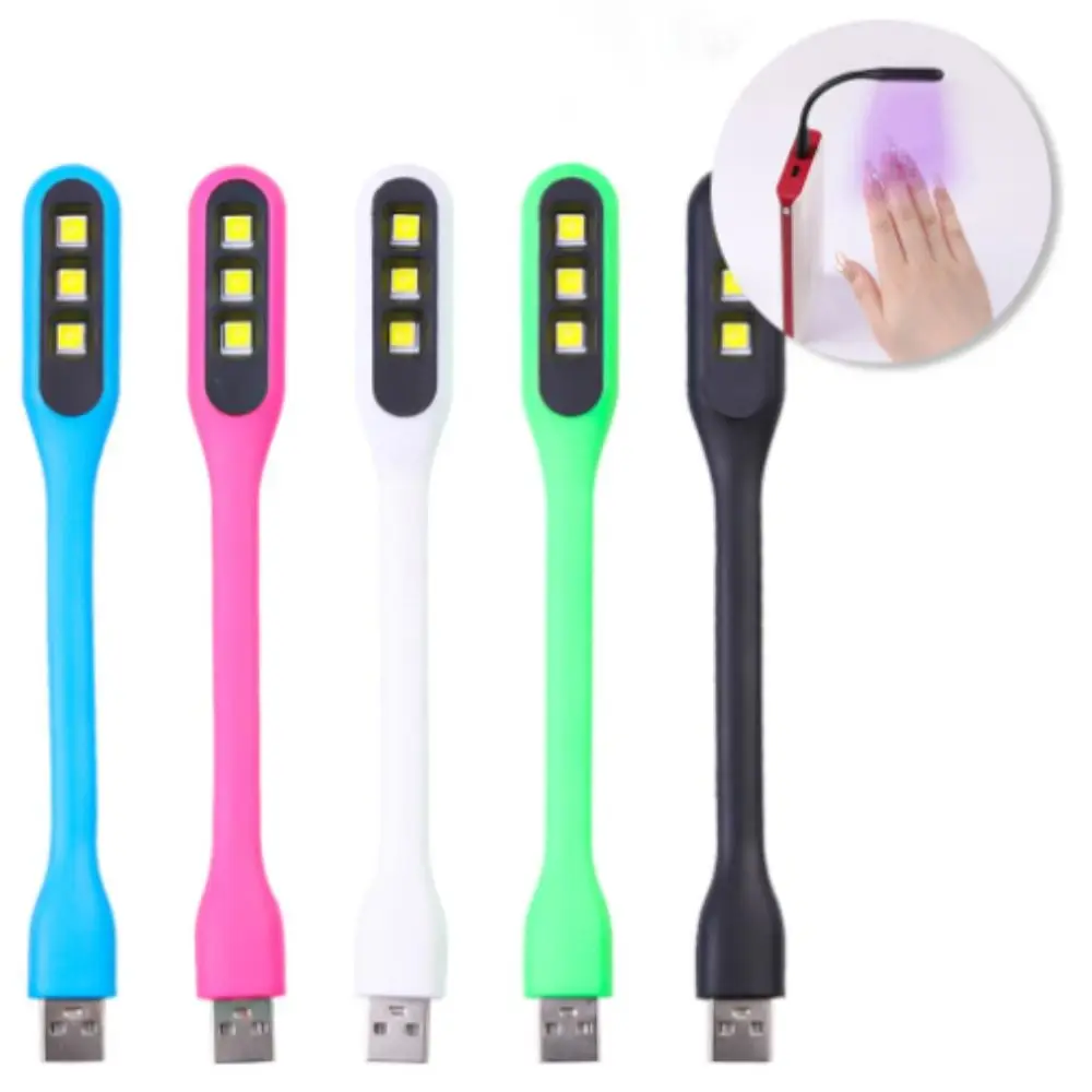 Mini Usb 3 Uv Lights For Gel Nails Drying Lamp Mini Portable Led Uv Lamp For Nails Polish Tools All For Manicure Tool