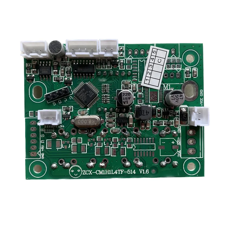 Placa base estroboscópica ZCX-CM1H1LTF-514 V1.6, 8 segmentos, placa base principal para escenario de 8 segmentos, luz estroboscópica LED RGB