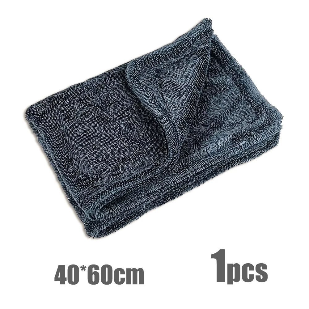 AUTOBRIGHT Microfiber 1300gsm 60*90cm 36*24inch Een veeg drogen Handdoek Auto Washandje Dikker zachte Professionele Auto Schoonmaken Tool
