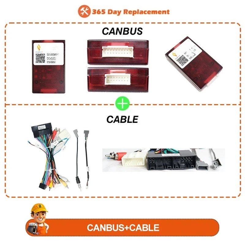 For HYUNDAI AZERA GRANDEUR /SANTRO/ ATOS/Tucson  Wiring Harness Canbus Box 16PIN Android Car Radio Stereo Power  Adapte Cable