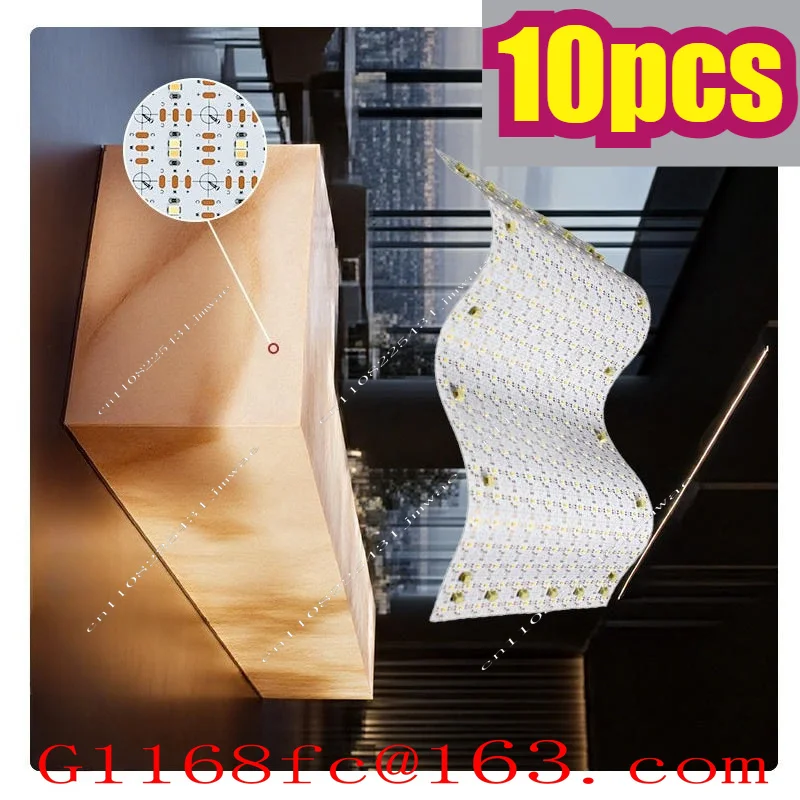 1-10pcs 6500k Design DC24V Dimmable RGBW Wireless Backlit Slate Paper Thin LED Board Light Aluminum PC IP44 Can Cut 490 * 245mm