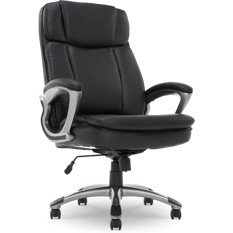 

Serta Fairbanks Big and Tall High Back Executive Office Ergonomic Gaming Computer Chair with Layered Body Pillows, Contoured