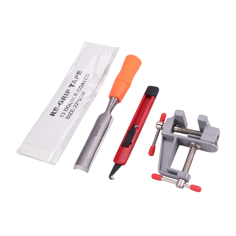 

Golf Club handle replacement tool, combined set handle replacement, double-sided tape hook knife rubber fixture