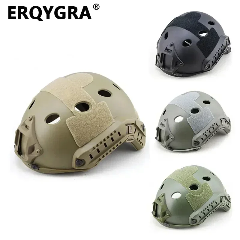 Erqygra-戦術的な高速保護ヘルメット,エアソフト射撃アクセサリー,ペイントボールハンティング,ウォーゲーム,アウトドアスポーツ安全装置