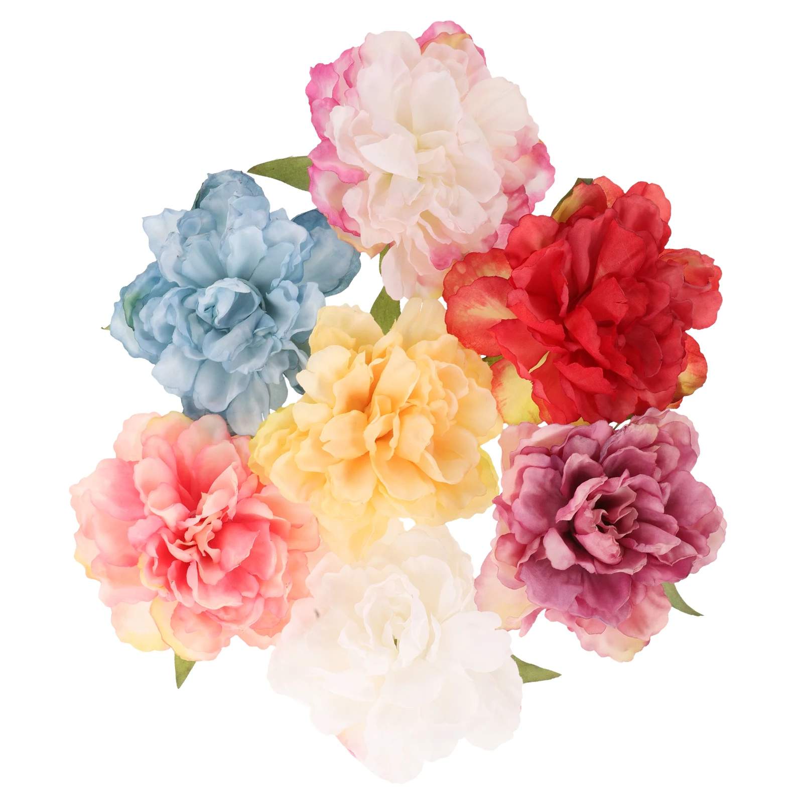 

7pcs Peony Flower Hairpin Durable Accessories Women Festival Baby Hairstyling Clips Decorative Rose Barrette Floral Hair Piece