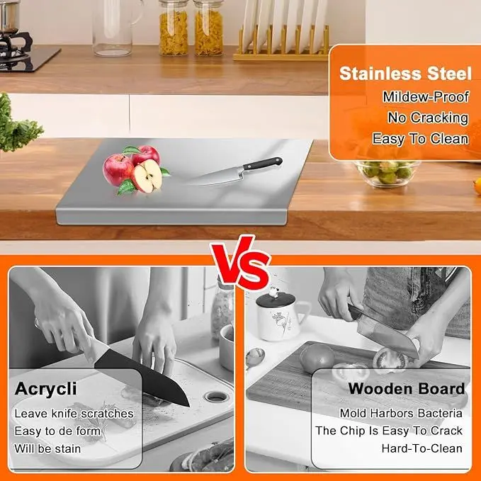 304 Stainless Steel Cutting Board 3