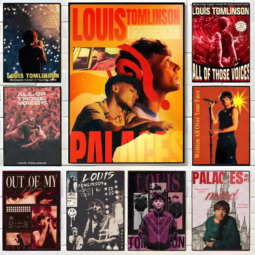 Melodic Pop Singer L-Louis Tomlinson Poster Wall Art Print Decorative Mural Home Decor Gift Unframed