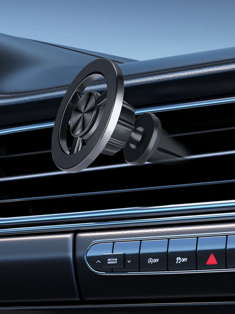 2025 Universeller MagSafe-Telefonhalter für Autoventlüftung aus Metall – 360° ° Rotierende magnetische Halterung – Detail 12