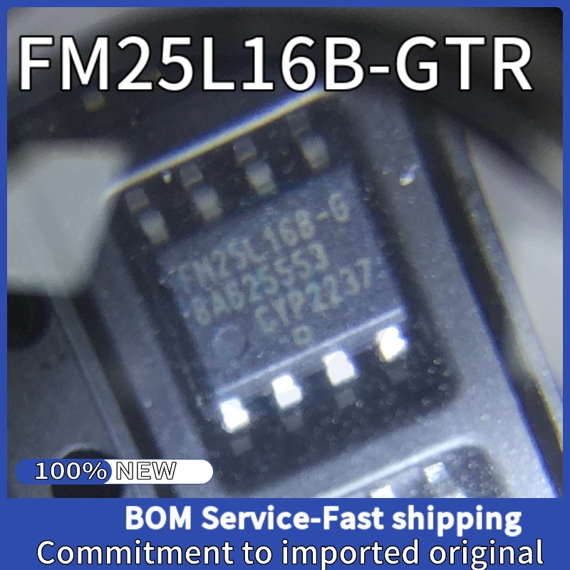 5PCS/lot New Original FM25L16B-GTR FM25L16B-G SOP-8 Ferroelectric Memory Chip