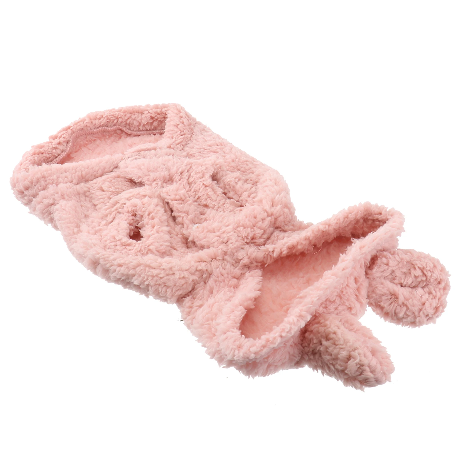 

Winter Clothes Dog Sweaters Pet Clothes No Sleeve Bear Ears Buckle Closure Hooded Hat Outdoor Christmas Wear Small Medium Large
