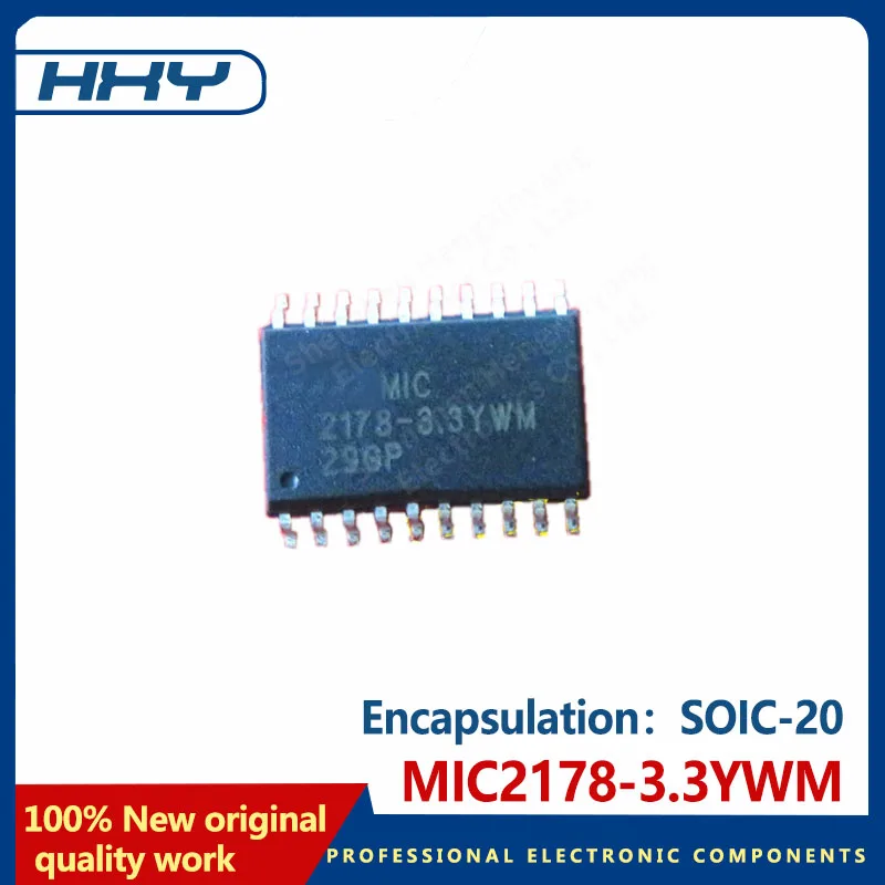 2PCS MIC2178-3.3YWM SOIC-20 DC-DC power supply chip