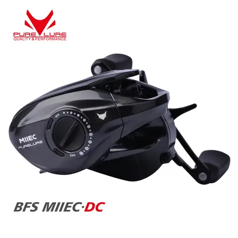 PURELURE BFS Single Mode DC Nylon Frame Material Electronic Brake Band Sound Baitcasting Fishing Reel 3.5-17g Bass Perch Trout