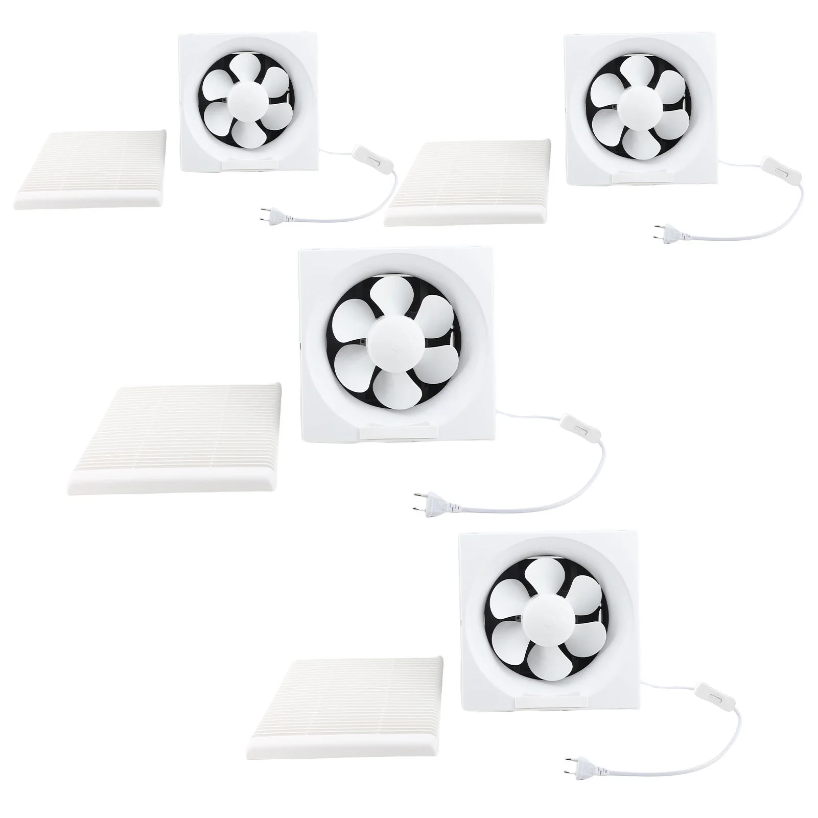 

Вытяжной вентилятор с низким уровнем шума (40 дБ), с кабелем питания 2,5 м и выключателем, для дома, ванных комнат, гаражей