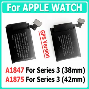 Bilashmart Replacement Battery A1847 Apple Watch Series 3 38mm GPS Version A1875 Apple Watch Series 3 42mm GPS Version+ Free Tools