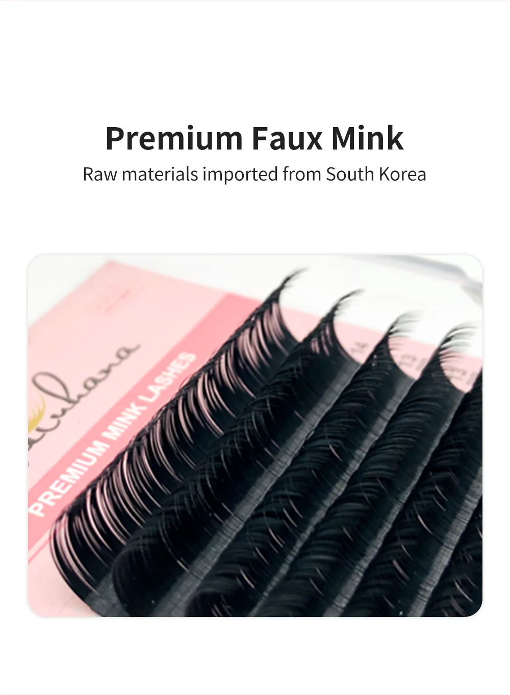 NATUHANA Wimpernverlängerung Premium Ellipse Flat Individuelle Split Tips Natürliche weiche Cilios Matte Nerz Falsche Wimpern Make-up – Detail 10