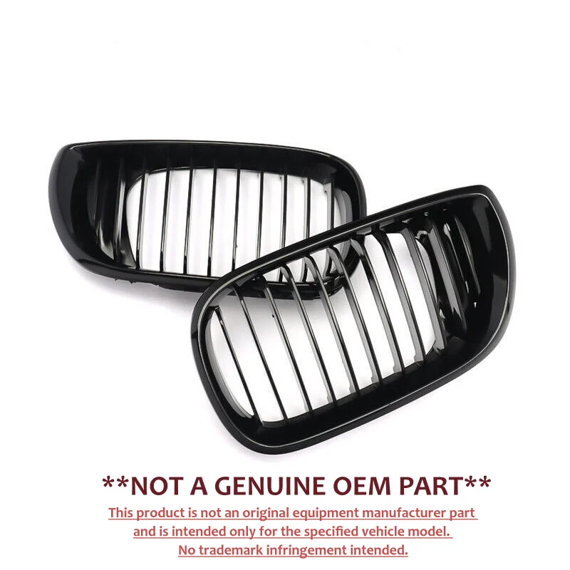 For BMW 3 Series E46 02‑05 4 Door Version Modified Front Bumper Grille Air Intake Grill Exterior Body Parts