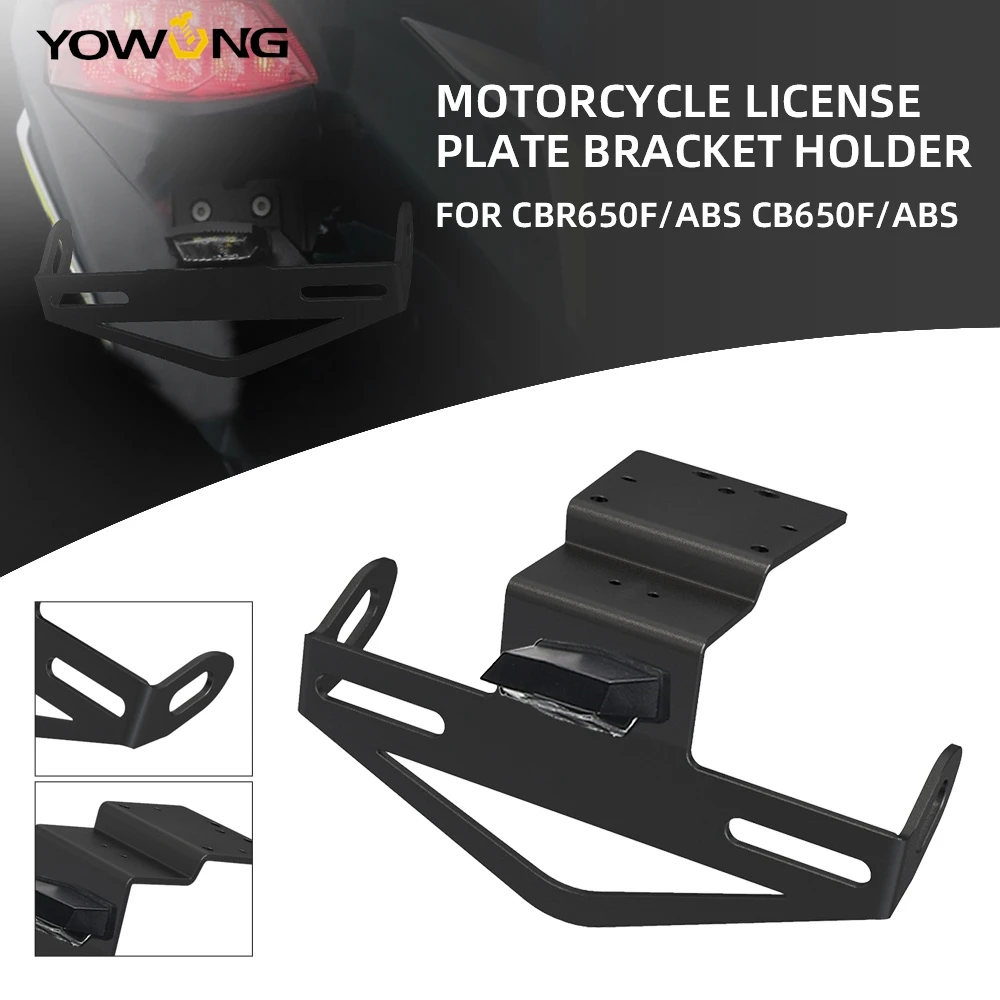 

Tail Tidy License Plate Holder For HONDA CB650F CBR650F CBR/CB 650F ABS 14-18 Rear Fender Eliminator Registration Frame Bracket