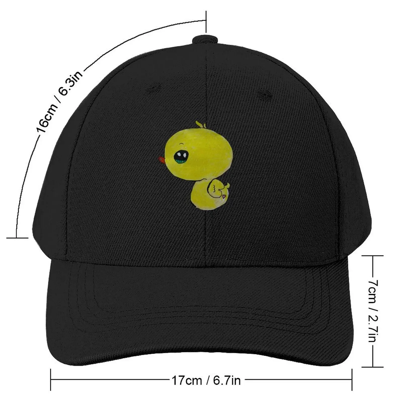 Duckling - Cute Cartoon Kid Drawing Baseball Cap sun hat fashionable golf hat genuine fishing caps man For Men Women's