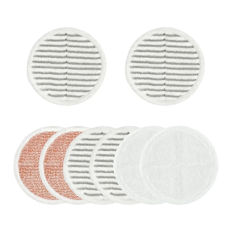 SANQ Paquete de 8 almohadillas de repuesto para fregona Bissell Spinwave Series 2124 2039 2037 2039A, fregona para suelo duro
