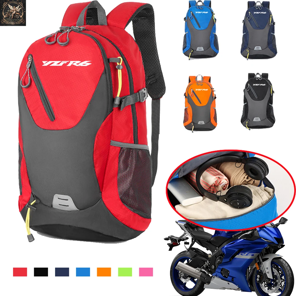 Mochila De Viaje de gran capacidad para hombre y mujer, bolsa de Montañismo para deportes al aire libre, accesorios para YAMAHA YZFR6 YZF R6 6, nuevo