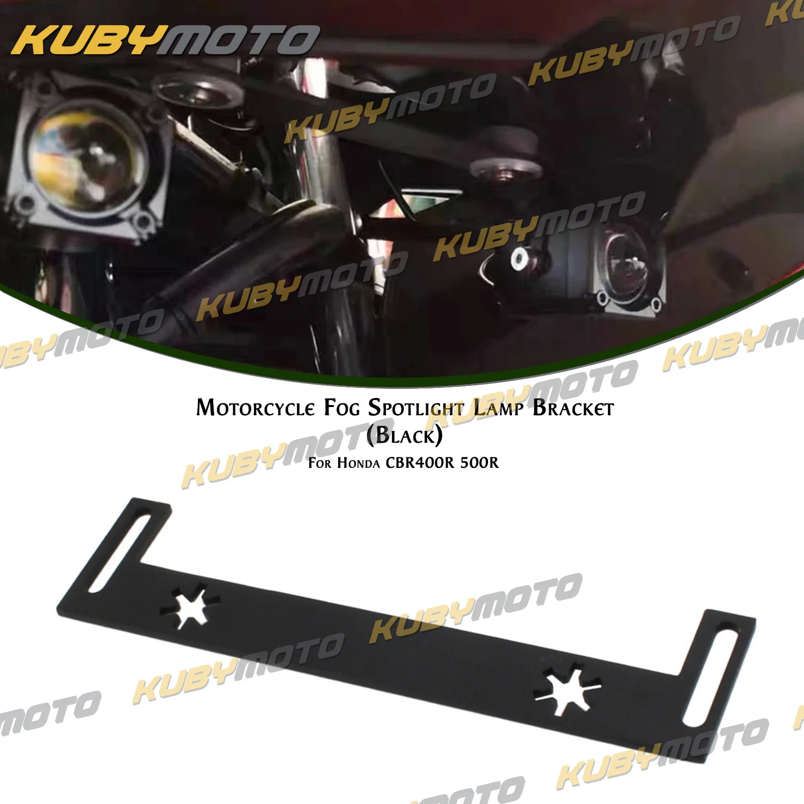 

For Honda CBR400R 2022-2025 CBR500R 2019-2025 Motorcycle Fog Light Auxiliary Bracket Spotlight Stand Driving Lamp Holder Mount
