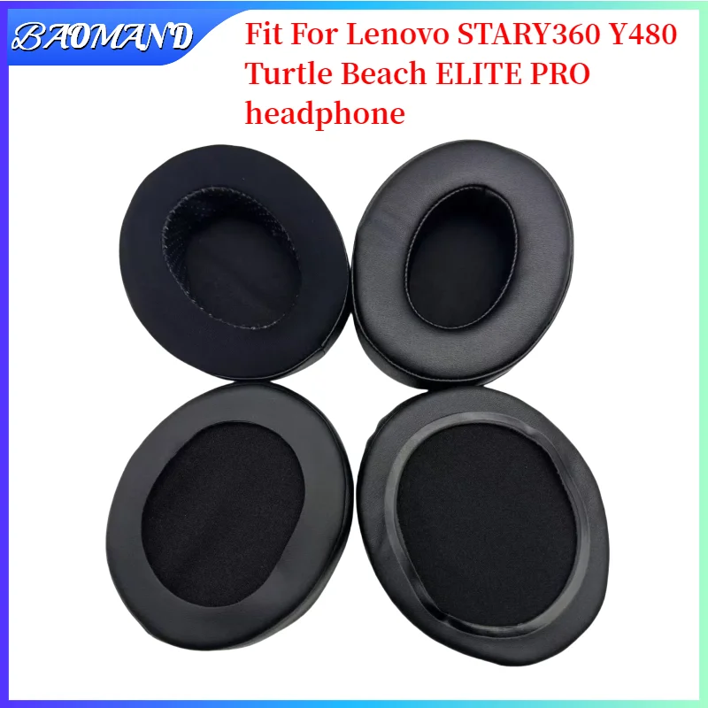 

BAOMAND Replacement Ear Pads Cushions For Lenovo STARY360 Y480 Turtle Beach ELITE PRO Headphone Soft Memory Foam Pads/Earpads