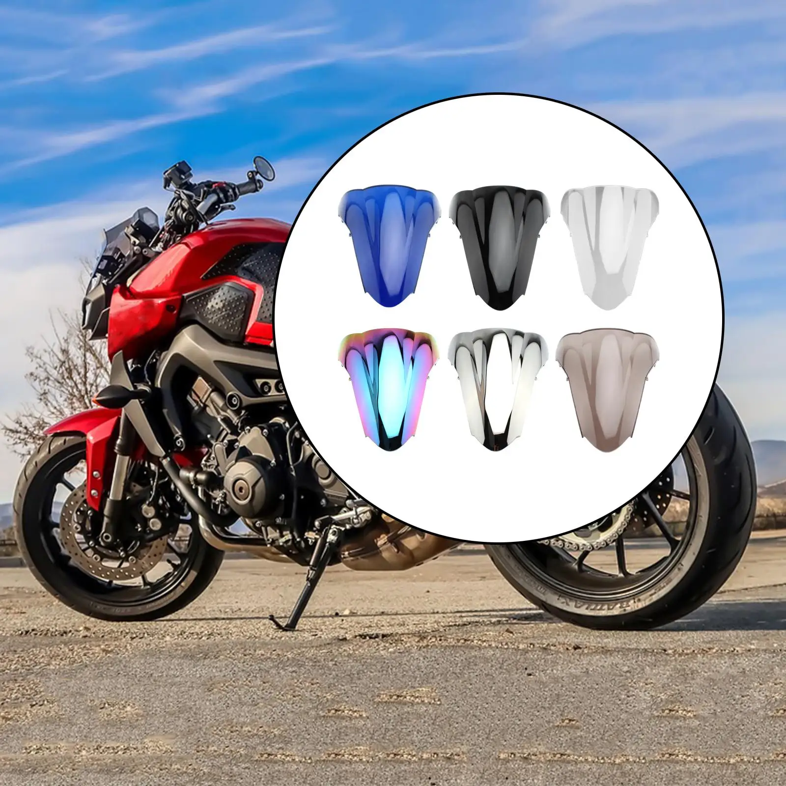 Parabrisas Doble Burbuja Para Honda VFR800 (2002-2009) – Plástico ABS, Aerodinámico Y Resistente