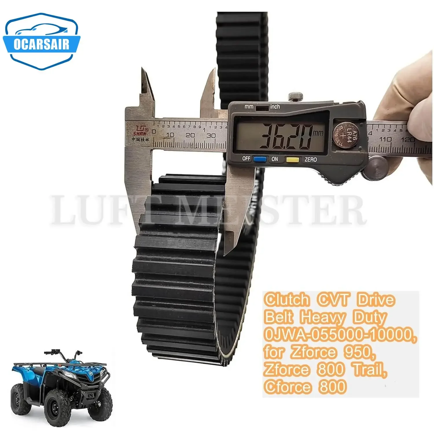 0JWA-055000-10000 CVT Drive Belt MITSUBOSHI Heavy Duty for CFMOTO UFORCE 1000,CFORCE1000 ZFORCE 950 ZFORCE 800 Trail CFORCE 800