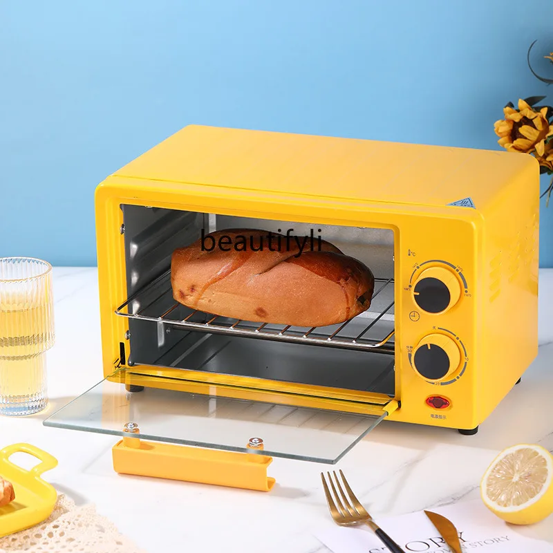 Household appliances, electric oven 12L baking temperature control timing oven breakfast machine