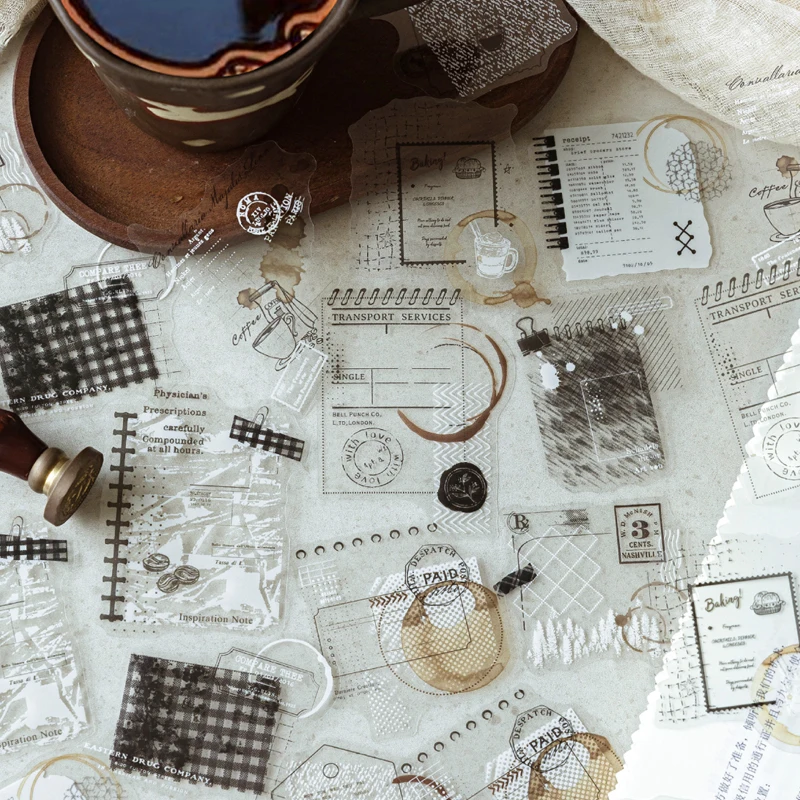 

Mr. Paper 60 шт. размытые следы серии наклейки для домашних животных материалы для справочников DIY коллаж календарь планшет блокнот дневник чехол для телефона