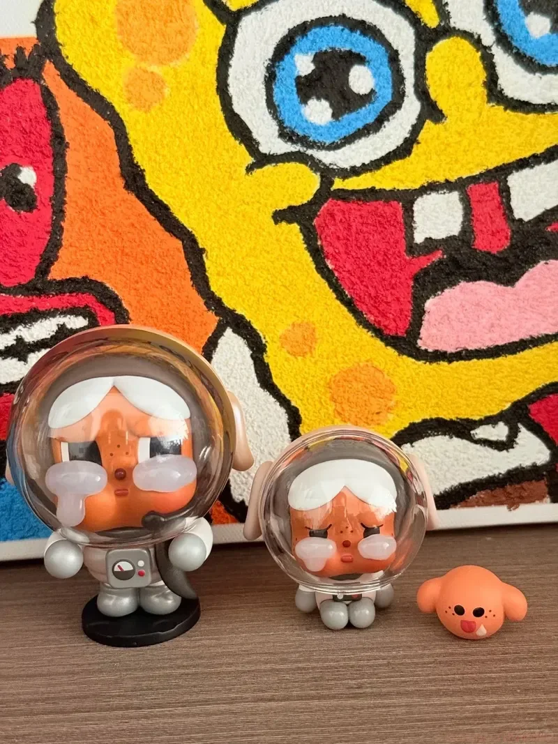 حقيقي البوب مارت Crybaby البكاء إلى القمر سلسلة صندوق أعمى Kawaii سطح المكتب زخرفة نموذج تحصيل هدايا عيد الميلاد #2