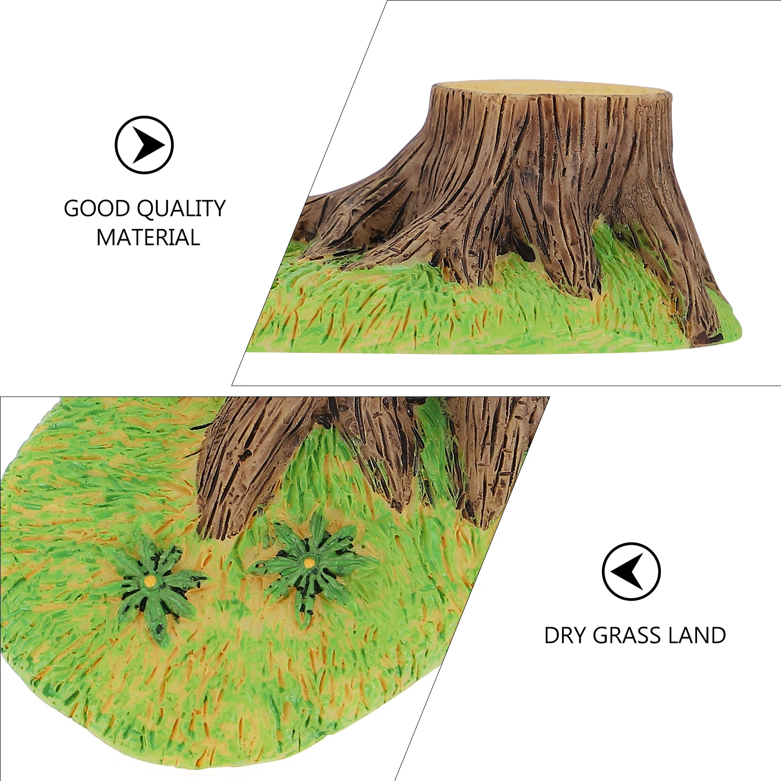 

Miniature Garden Accessories Grassland Figure Flower Pot Interesting Photo Prop