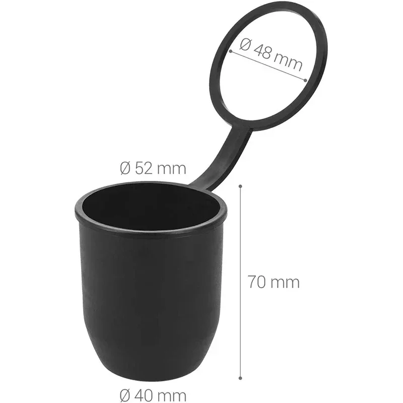 سيارة سحب بار غطاء الكرة وصلة قافلة درب سحب وصلة توالول تصفيف السيارة العالمي مقطورة الملحقات أسود فضي #6