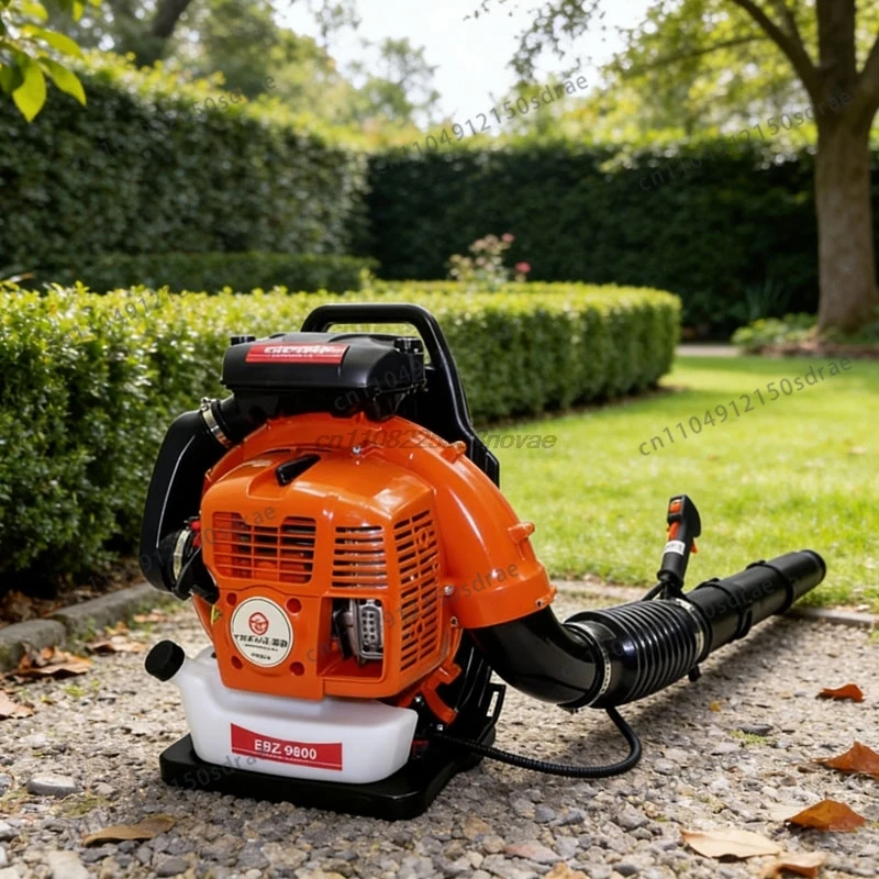 High Power EBZ9900 Backpack Leaf Blower 75.6CC Air Cooled Engine Two Stroke Blower And Vacuum Cleaner For Garden Snow Dust