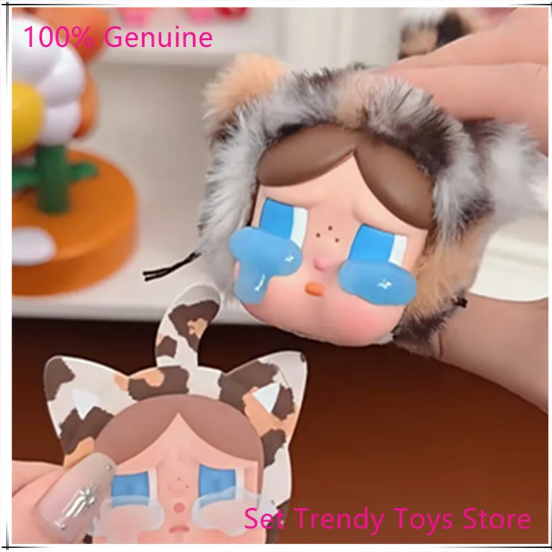 

Genuine Crybaby Leopard Cat Wild Cutie Series Blind Box Vinyl Plush Pendant Trend Toy Crybaby Mystery Box Customized Doll Gift