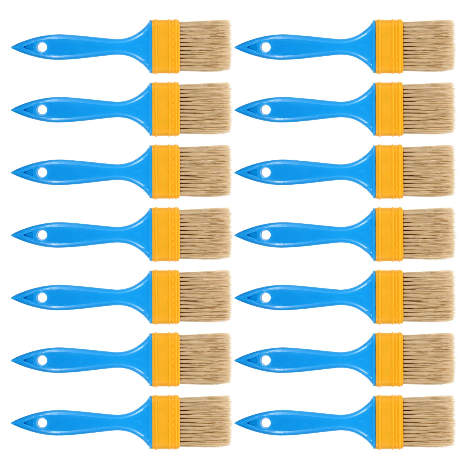 20Pcs Multi-Purpose Wall Trim Paint Brush Professional Varnishes Oil Brush for Backing Cooking Bbq