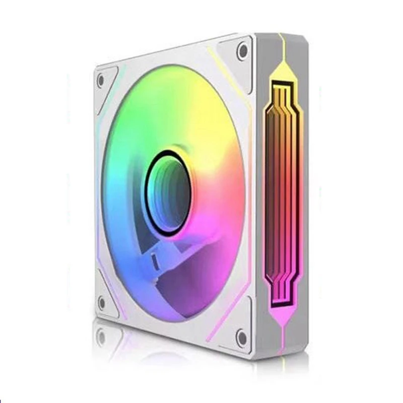 

Сторона вентилятора корпуса Prism 6Pro поддерживает синхронизированный ШИМ ARGB, интеллектуальный контроль температуры, белый