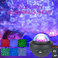 RGB Galaxy Star Projector Lights Bluetooth Speaker LED Aurora Borealis Lamp Remote Control Room Camping Weddings Parties Decor