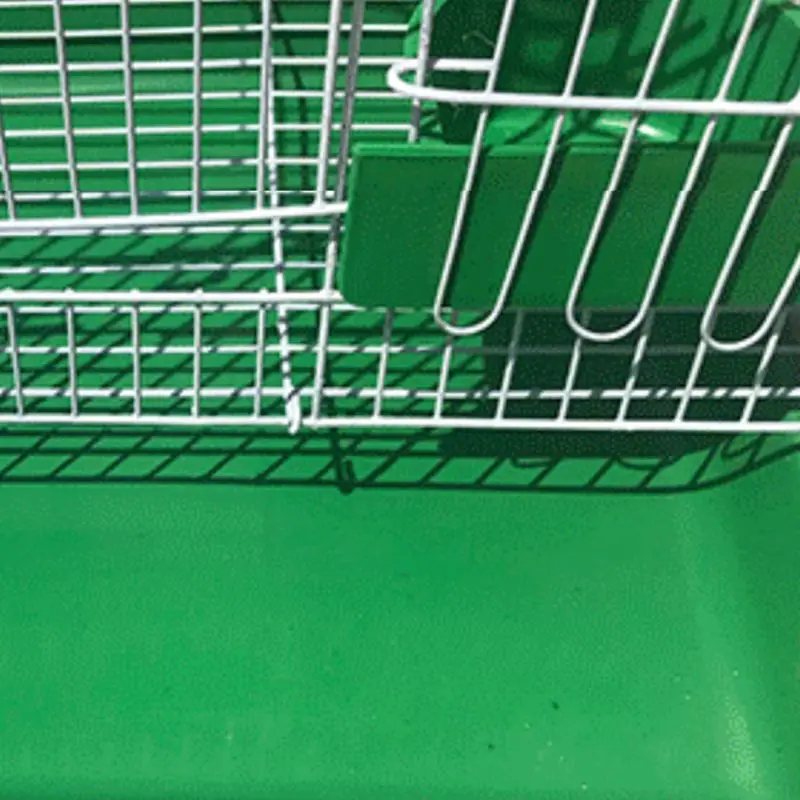 F92B Wire Rectangular Small Cage for Small Birds and Canaries Rekord Equipped Feeders